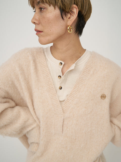 【 予約:11月中旬 】ALPACA MIX TUNIC PO /Y254-91123